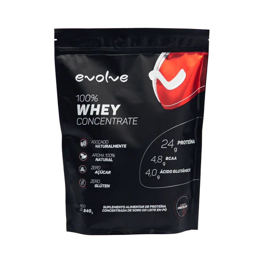 Evolve 100% whey premium Sabor morango