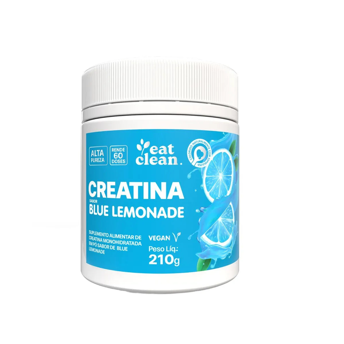 Eat Clean creatina Monohidratada sabor blue lemonade 210g