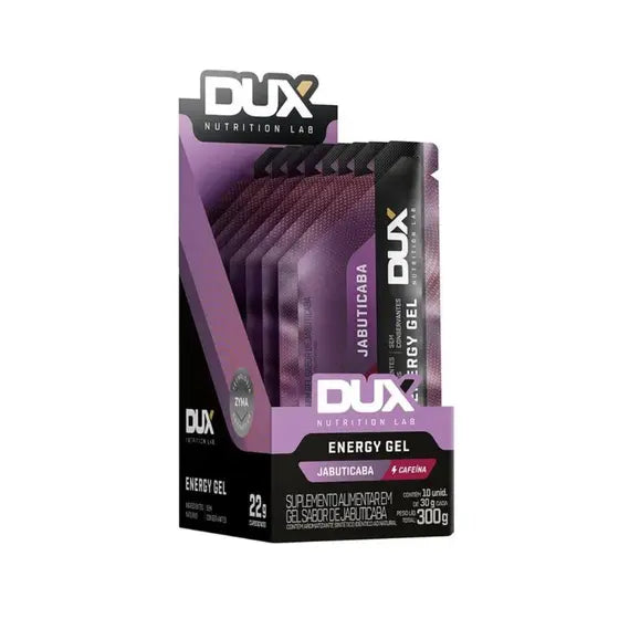 Energy gel display Jabuticaba com cafeína 10 saches DUX