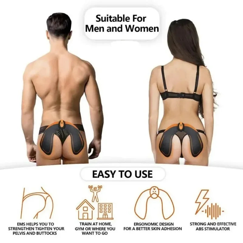 Modelador Muscular EMS Elétrico para Quadris e Corpo