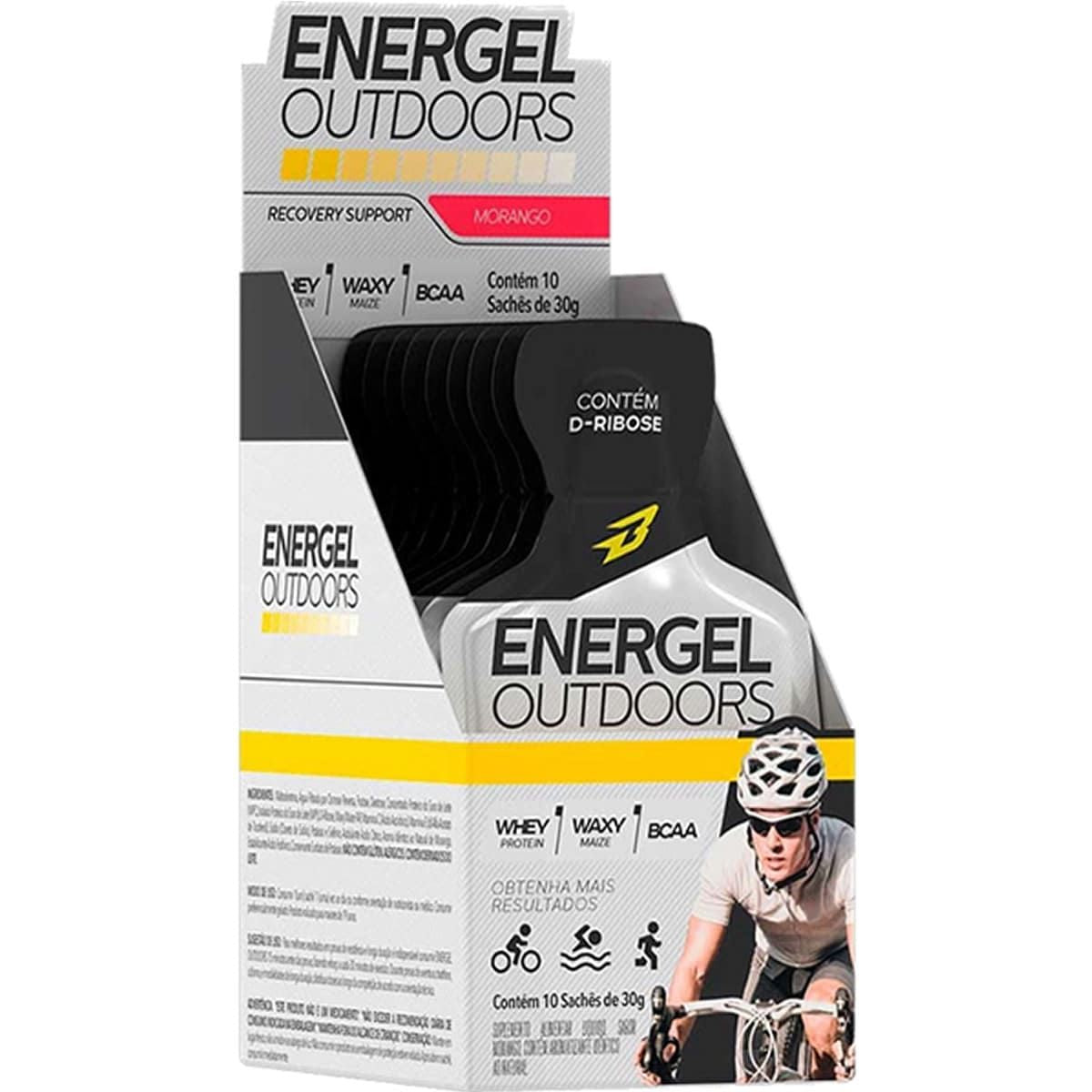 Energel Outdoors display 10 saches Guaraná com Açaí BA