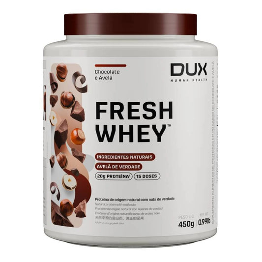 Fresh whey 450g sabor chocolate belga com avelã Dux