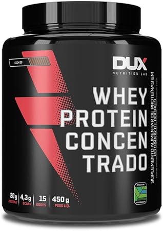 Whey Protein Concentrado 450g Cookies DUX