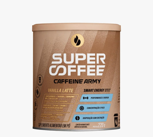 Supercoffee Vanilla Latte - Classic Size (220g) - Caffeine Army