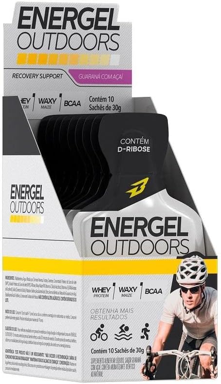 Energel Outdoors display 10 saches Guarana com acai BA