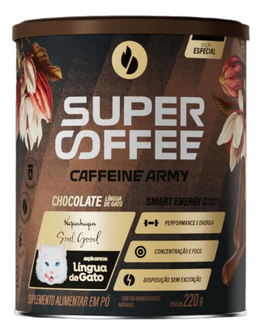 Supercoffee 3.0 Língua De Gato Caffeine Army 220g