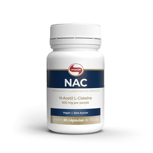 N Acetil Cisteina 30 caps 750mg NAC Vitafor