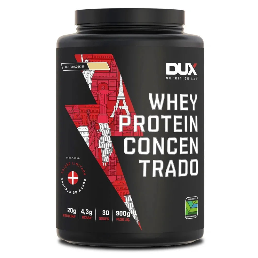 Whey Protein Concentrado 900g Butter Cookies DUX
